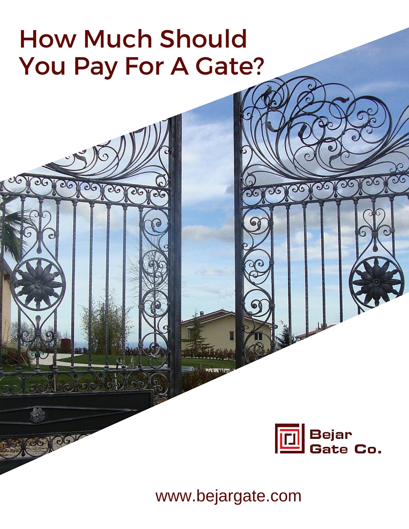 how much should you pay for a gate san diego
